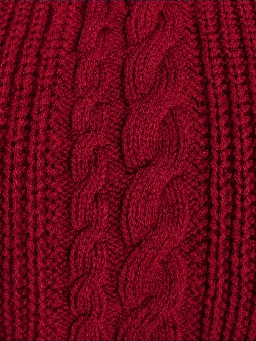 Gymboree Boys Red Cable Knit Shawl Collar Pullover Sweater Size 5/6 Small